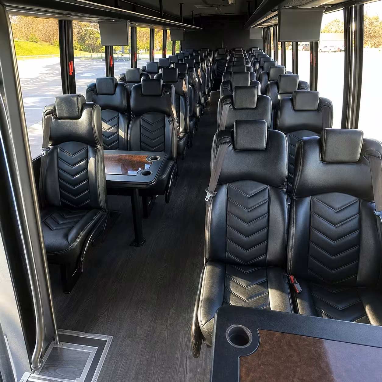 28 passenger minibus interior