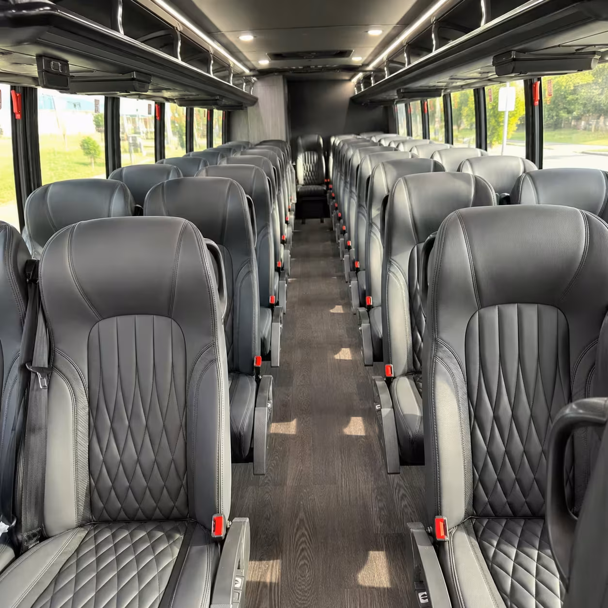 30 passenger minibus inside