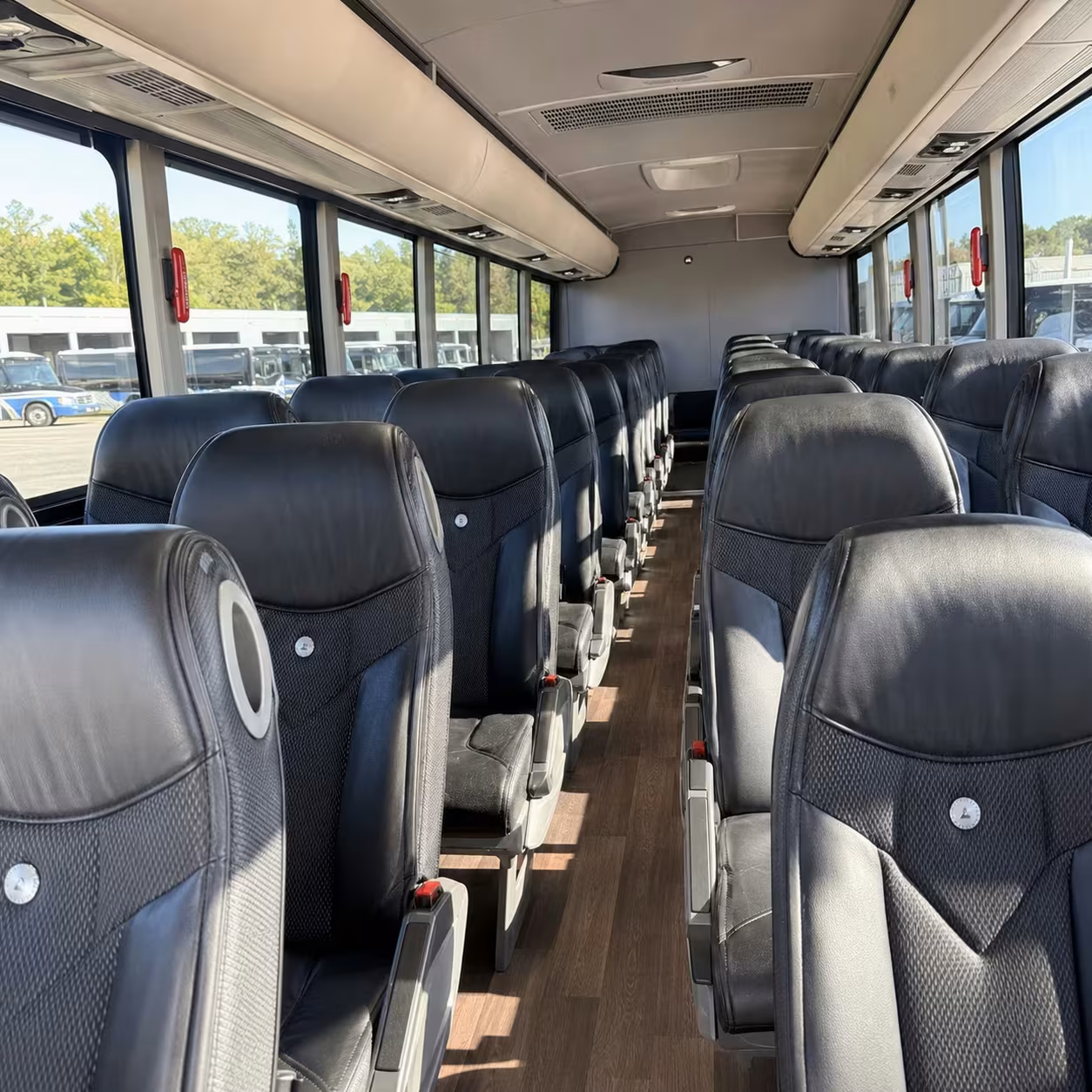durham charter bus rentals for rdu airport and conference groups