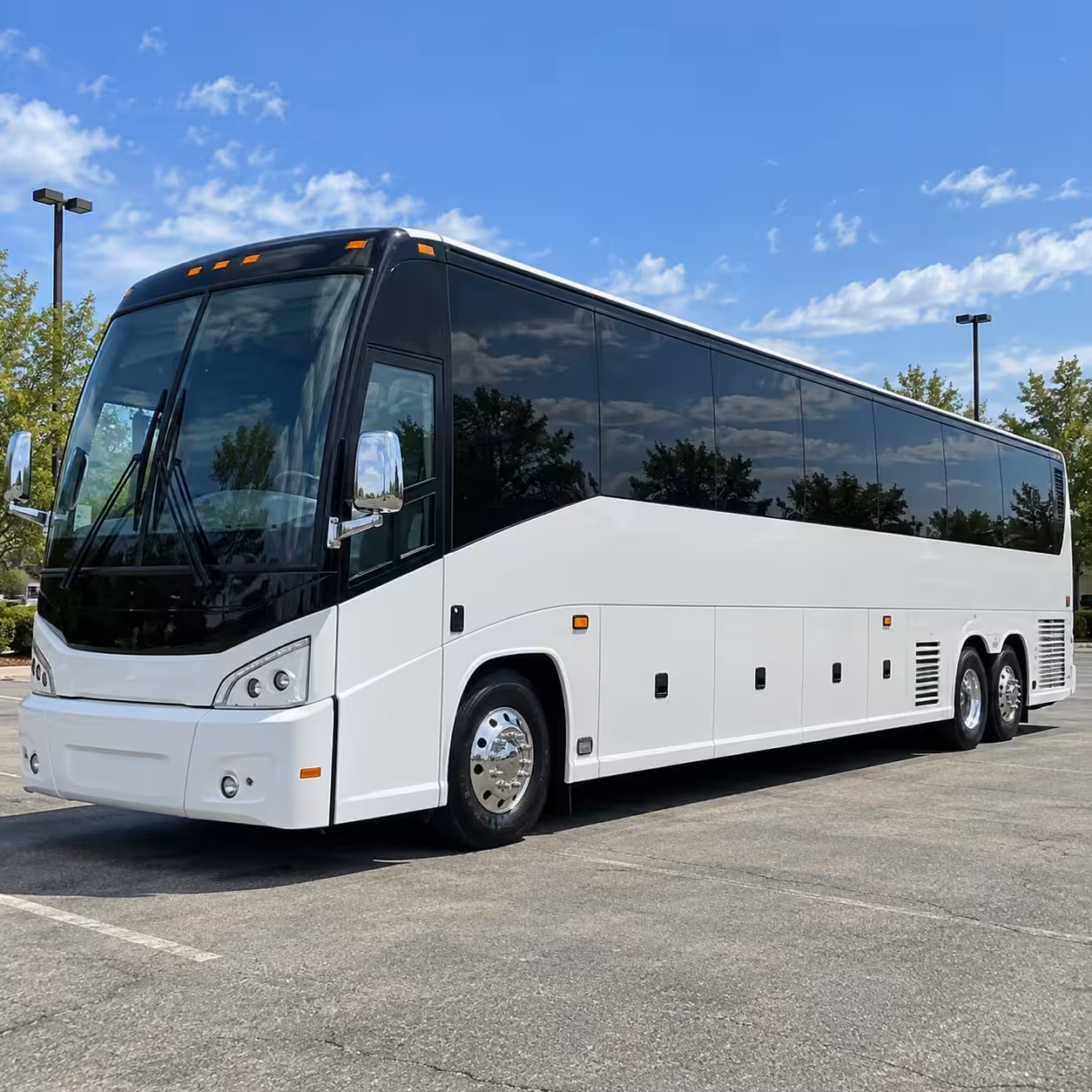 how bus type changes charter bus prices in durham north carolina