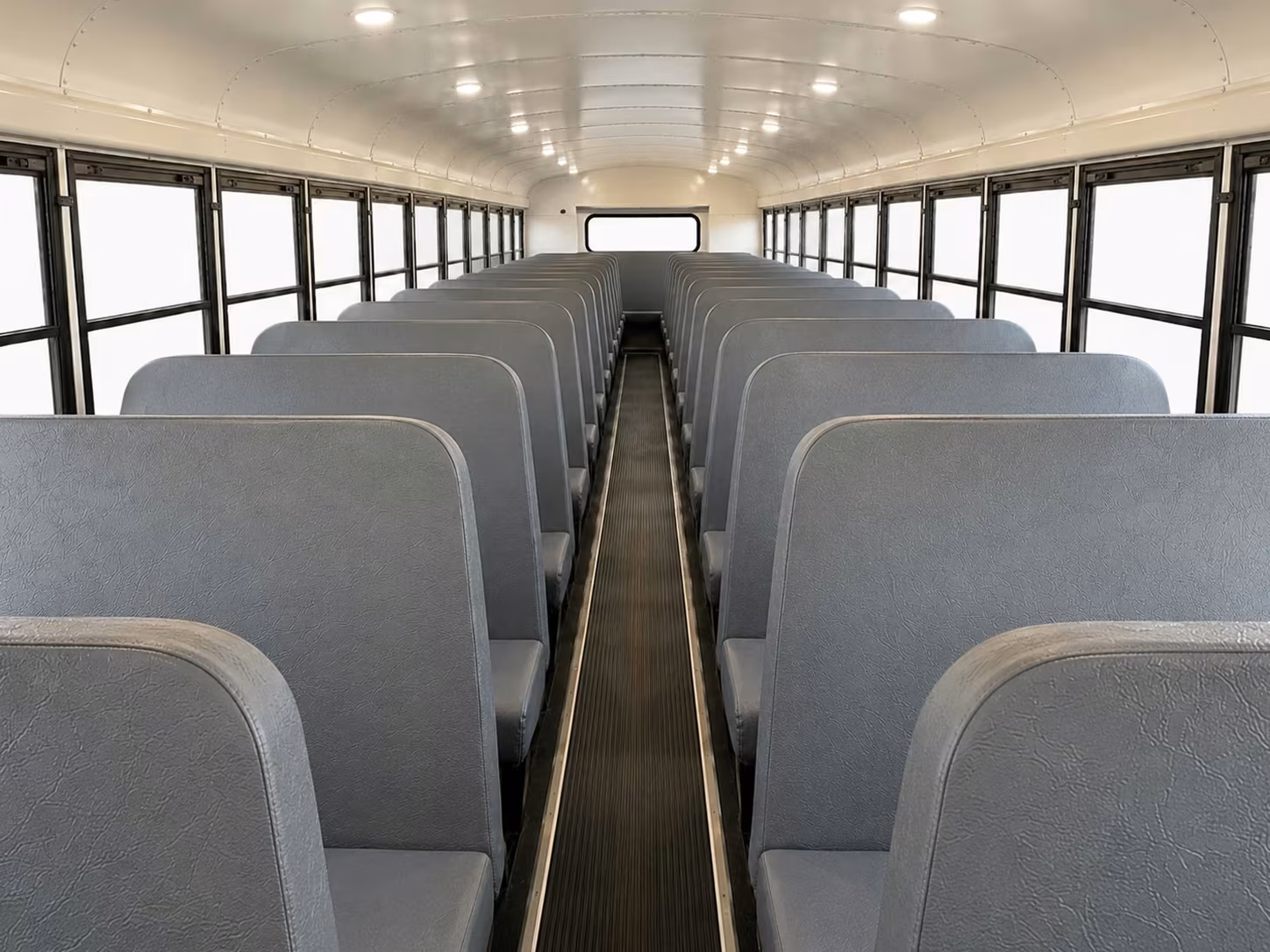 school bus inside