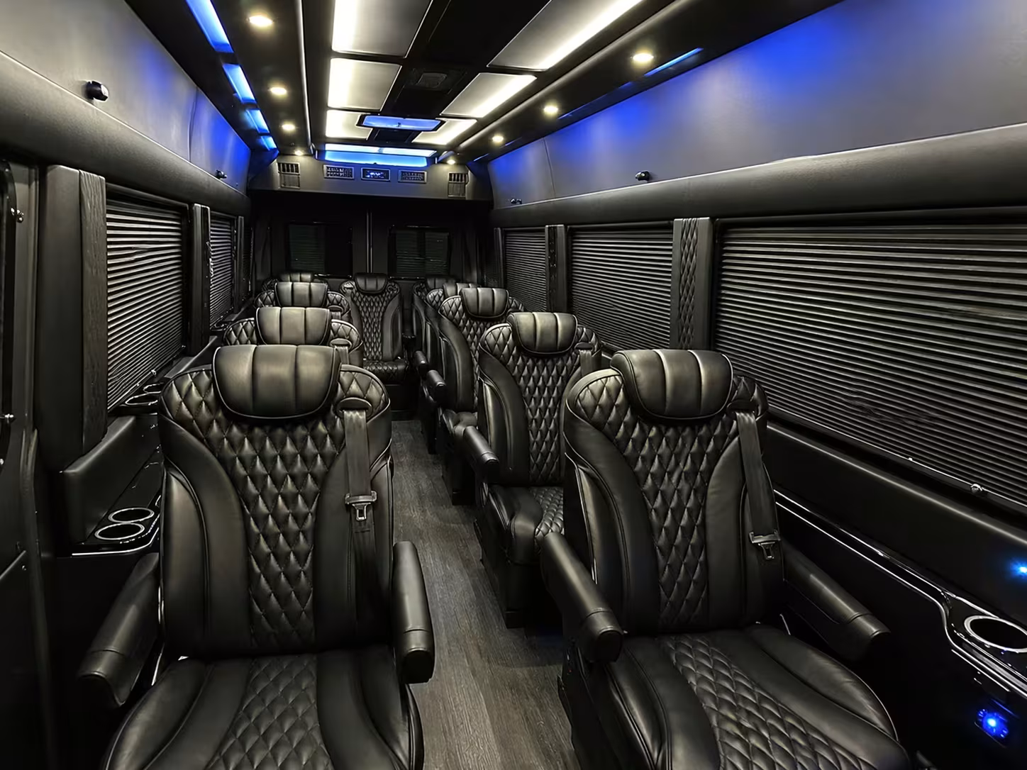 sprinter van with driver inside