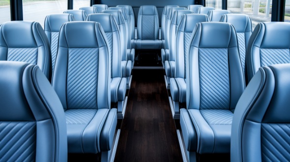 28 passenger minibus interior
