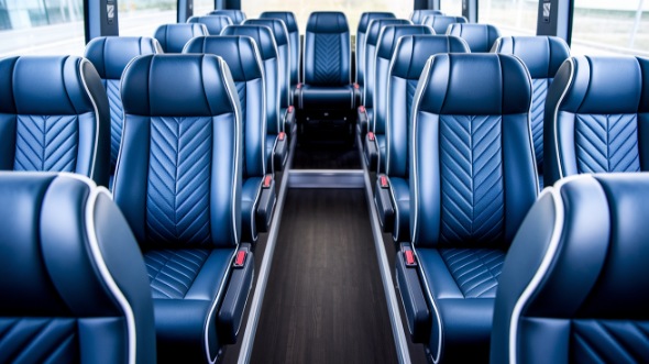 durham 15 passenger minibus inside