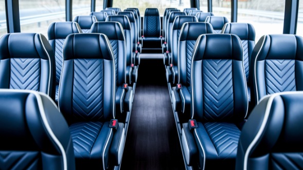 durham 25 passenger minibus inside