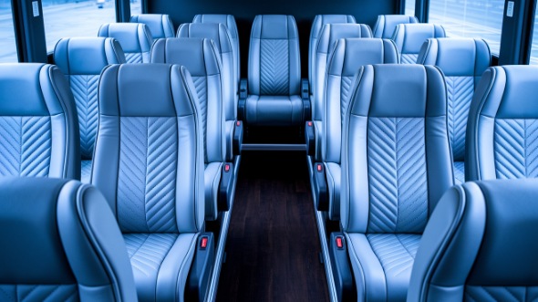 durham 28 passenger minibus inside
