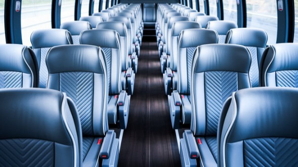 durham 54 passenger charter bus interior