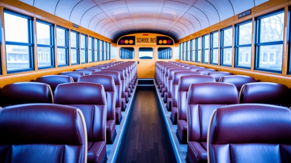 durham school bus rental inside