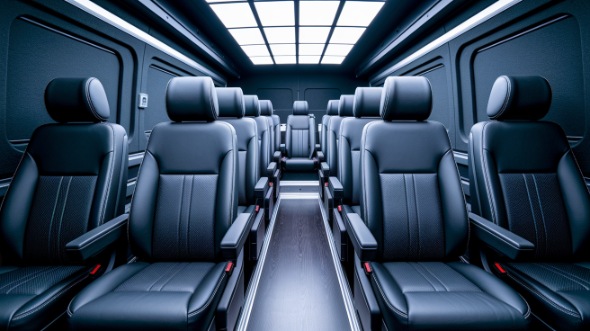 durham sprinter van with driver interior