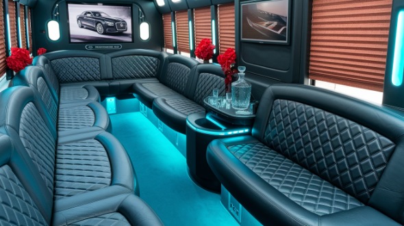 sprinter limo rental interior